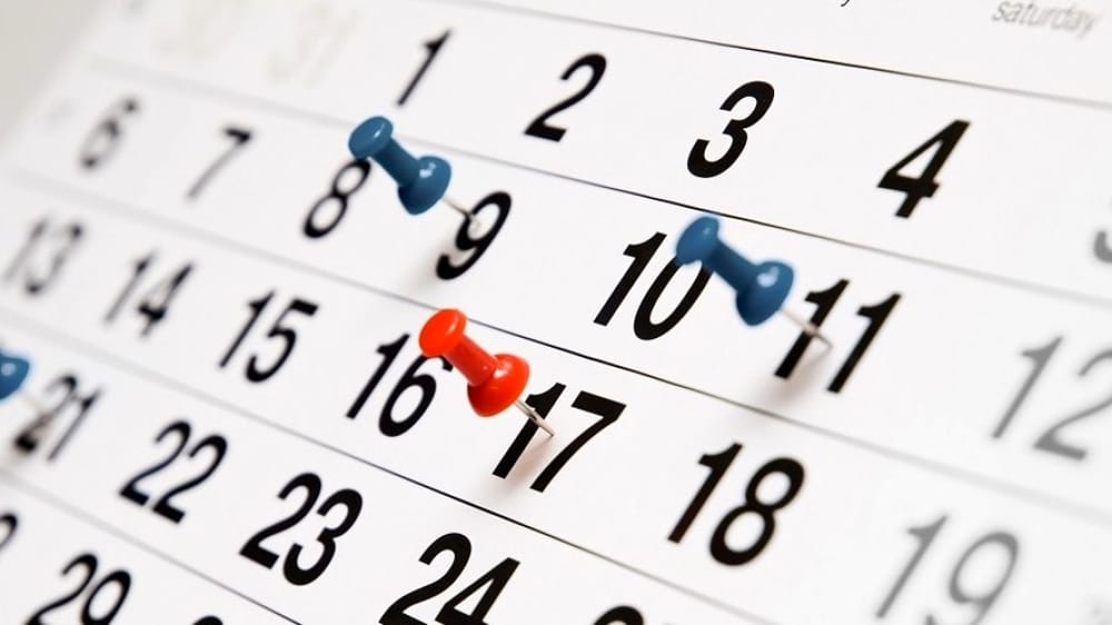 calendario corsi